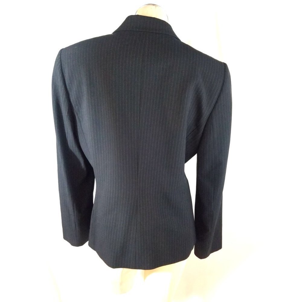 Tahari ASL 12 Blue Pinstripe Blazer - Picture 4 of 7